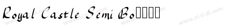 Royal Castle Semi Bo字体转换